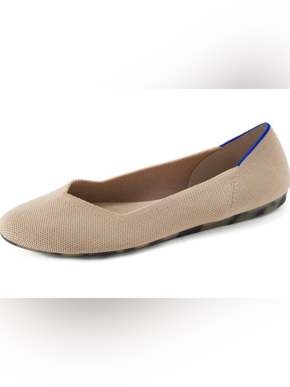 Rothy's The Flat Women's Slip-On Shoes Ballet Flats Ecru Tan Size 6 New - Picture 4 of 16